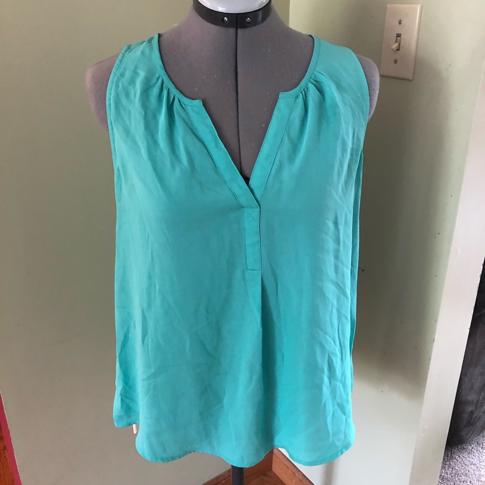 Candies Turquoise blue sleeveless blouse